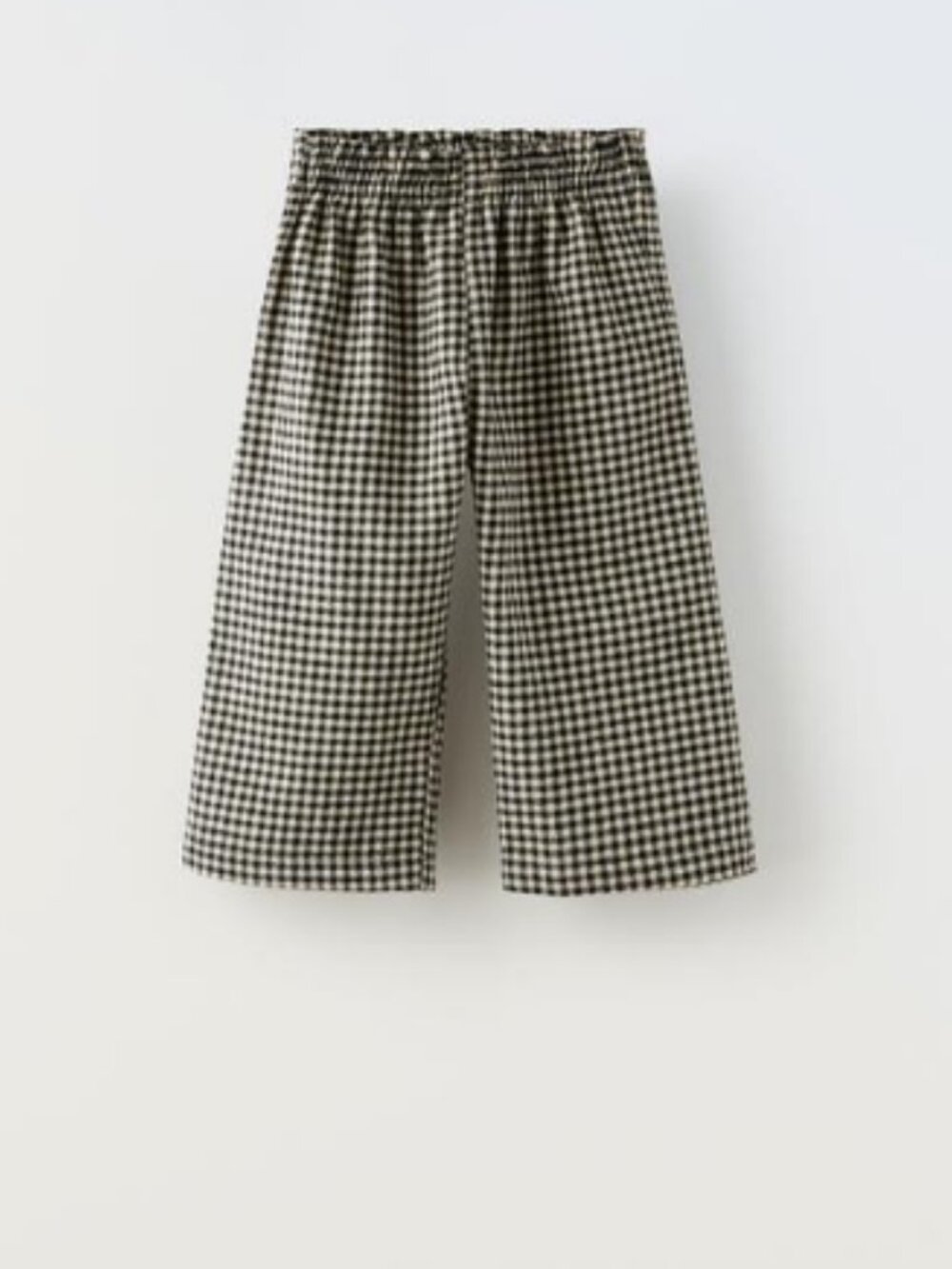 Zara Kids Fluid Gingham Pants Size 5-6 Years